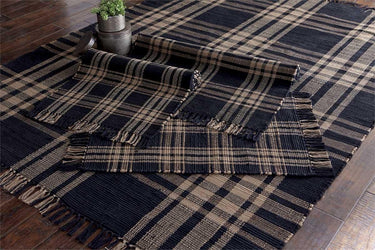 Sturbridge Black Rag Rugs - The Fox Decor